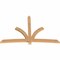 Ekena Millwork Davenport Timber Gable Bracket, Western Red Cedar, 108"W x 72"H x 3 1/2"D x 5 1/2"F, 16/12 Pitch GBW108X72X0406DAV00SWR - alternate 2